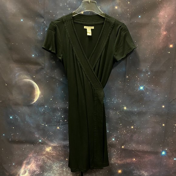 Diane Von Furstenberg Black Knit Convertible Tie Wrap Dress - S - Picture 5 of 10